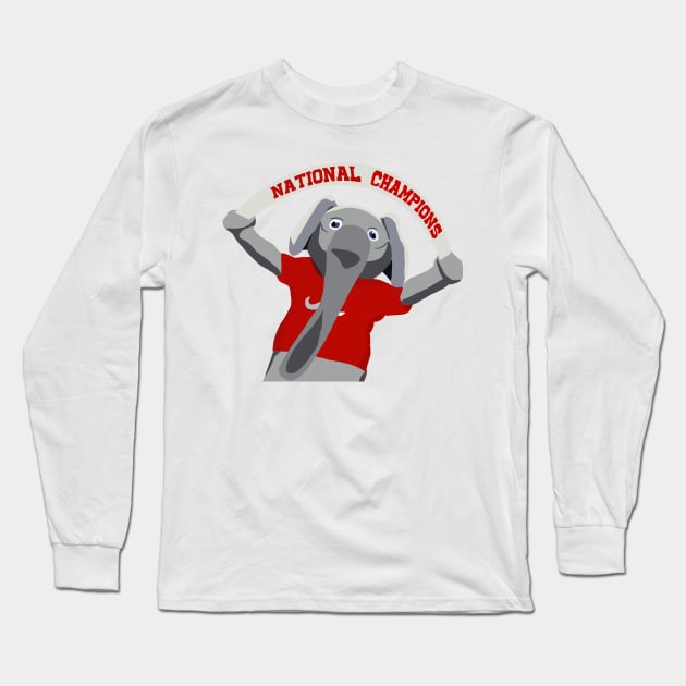 2021 National Champs Long Sleeve T-Shirt by Rosemogo